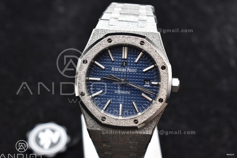 Textured Frosted SS Edition ZF Dial 15400 1:1 Oak A3120 Blue 41mm Case Bracelet Royal on Best SS 0321